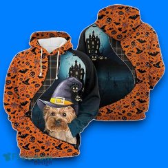 Yorkshire Terrier Halloween 3D Hoodie Impressive Gift Pumpkin