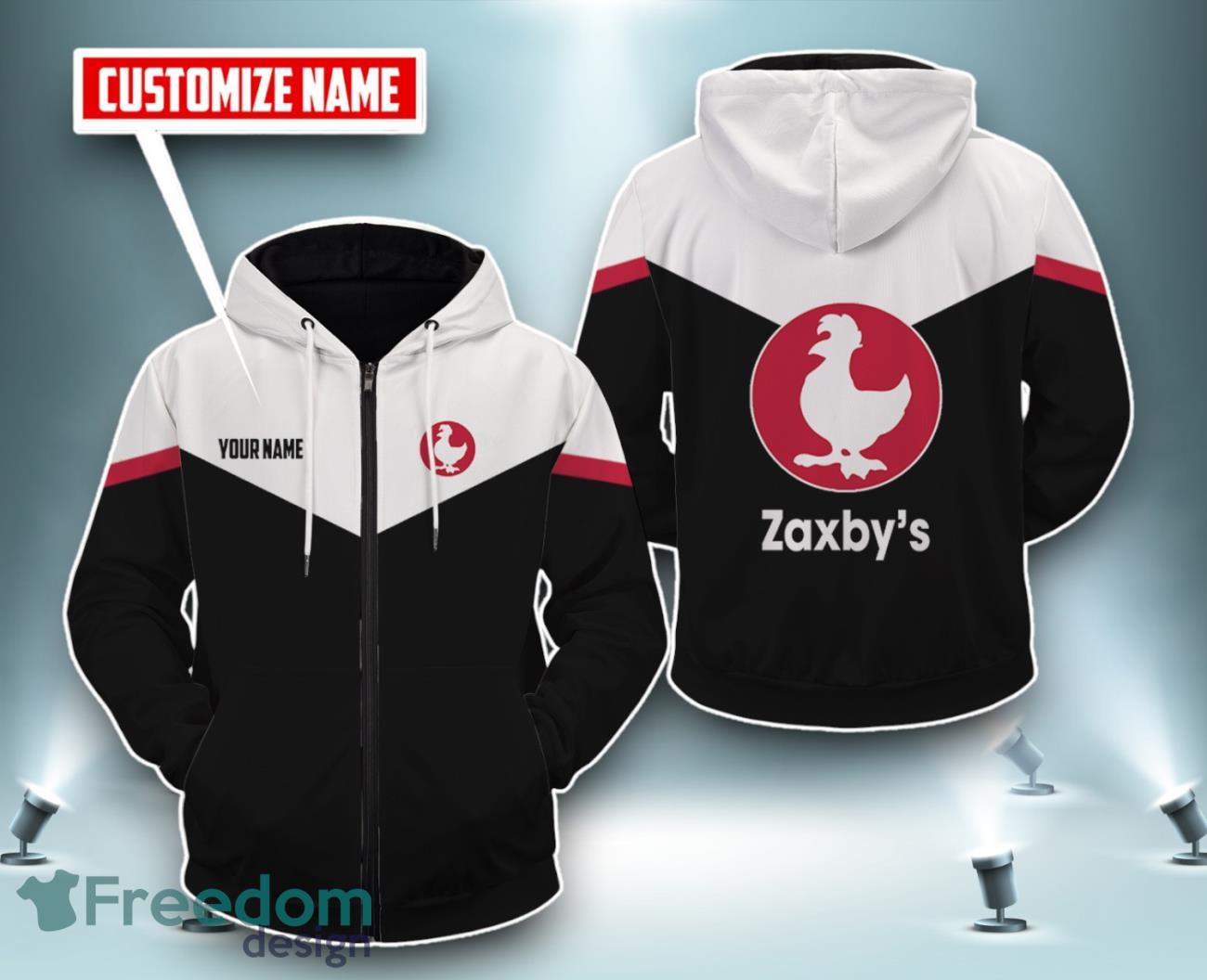 Zaxby's 3D Shirt All Over Print Custom Name Dynamic Style For Men Women Zaxby's 3D Shirt All Over Print Custom Name Dynamic Style For Men Women Product Photo 3