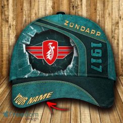 Zundapp Custom Name All Over Print 3D Cap Green Mens Gifts New Hot Hat Trends Summer