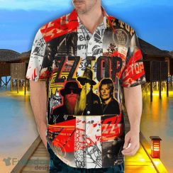 Zz Top Band 3D Printing Hawaiian Shirt Beach Shirt For Men And Women