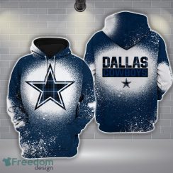 09-Dallas Cowboys Plaid Bleached 3D Hoodie All Over Printed For Men And Women