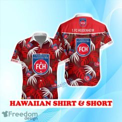 1 FC Heidenheim Hawaiian Shirt & Short Logo Palm Leaves Summer Beach 1 FC Heidenheim Hawaiian Shirt & Short Logo Palm Leaves Summer Beach