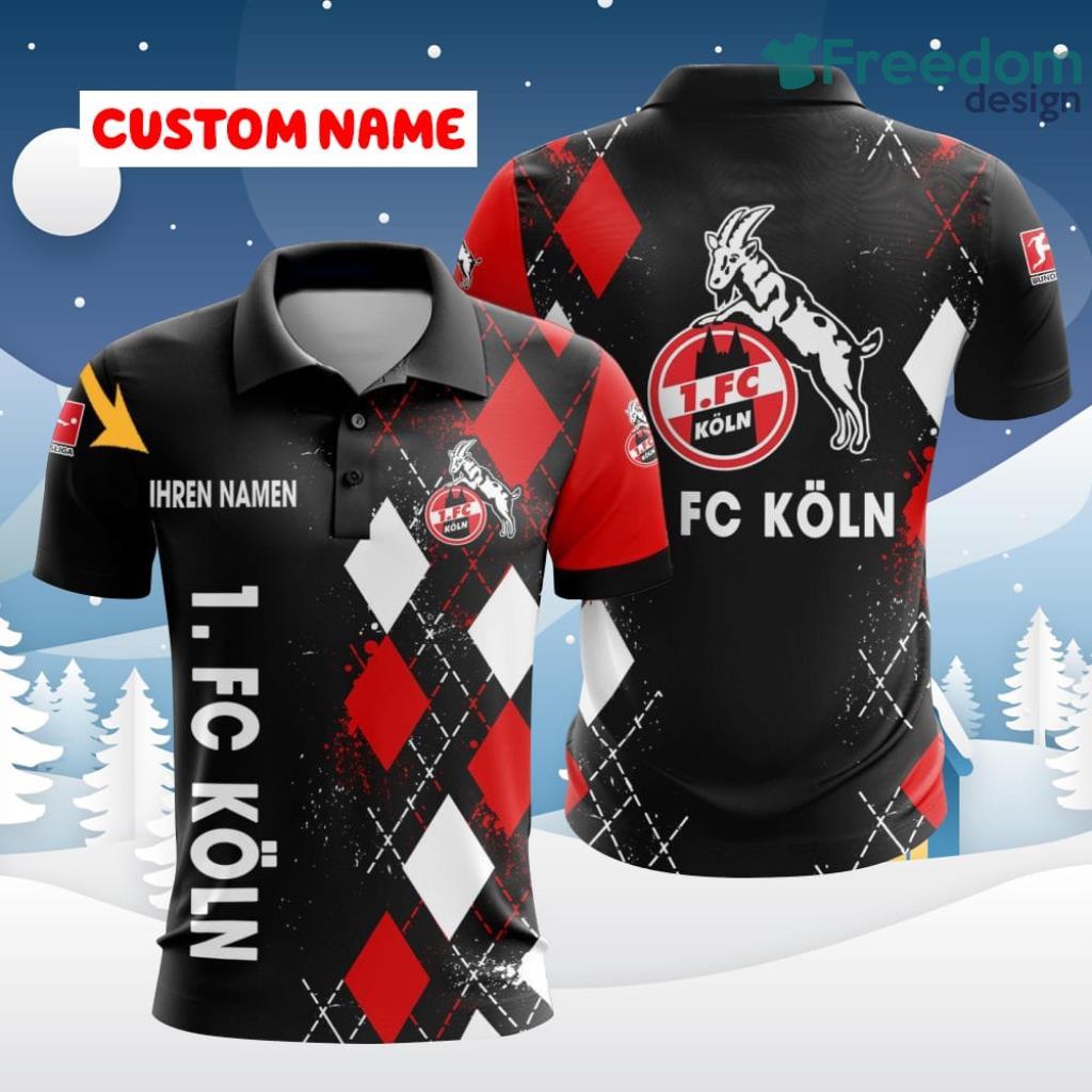 1. Fc Koln 3D Printed Polo Shirt Fanatic Flair Gift For Men And Women Custom Name image 1. Fc Koln 3D Printed Polo Shirt Fanatic Flair Gift For Men And Women Custom Name Product Photo 1