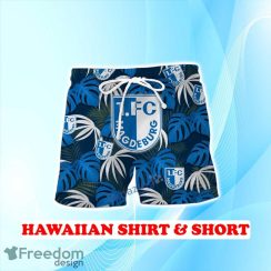 1 FC Magdeburg Hawaiian Shirt & Short Logo Palm Leaves Summer Beach Product Photo 2