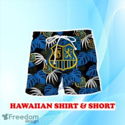 1 FC Saarbrucken Hawaiian Shirt & Short Logo Palm Leaves Summer Beach Product Photo 2