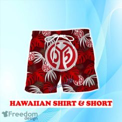 1 FSV Mainz 05 Hawaiian Shirt & Short Logo Palm Leaves Summer Beach Product Photo 2