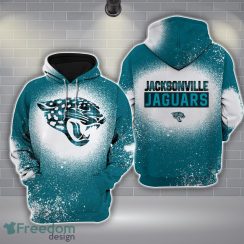 15-Jacksonville Jaguars Plaid Bleached 3D Hoodie All Over Printed For Men And Women