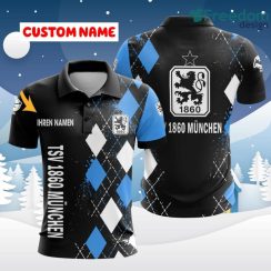 1860 Munich 3D Printed Polo Shirt Fanatic Flair Gift For Men And Women Custom Name
