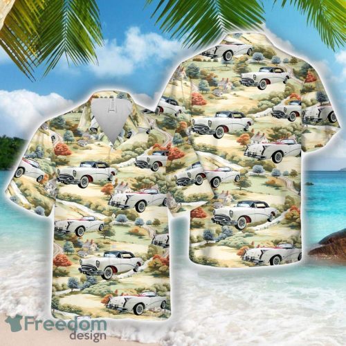 1954 Buick Century Skylark Series 100 convertible Hawaiian Shirt 3D Printed Shirt Product Photo 1