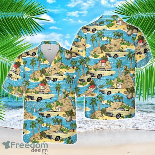 1968 Buick Skylark Convertible Hawaiian Shirt Summer Beach Shirt Product Photo 1