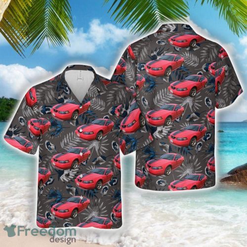 2004 Ford Mustang Mach 1 Hawaiian Shirt 3D Printed Shirt Product Photo 1