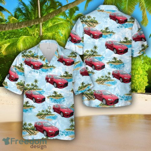 2008 Mitsubishi Lancer Evolution X Hawaiian Shirt 3D Printed Shirt Product Photo 1