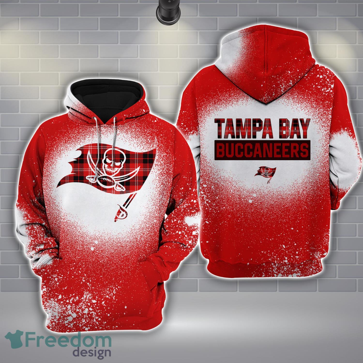 30 Tampa Bay Buccaneers Plaid Bleached 3D Hoodie All Over Printed For Men And Women image 30-Tampa Bay Buccaneers Plaid Bleached 3D Hoodie All Over Printed For Men And Women Product Photo 1