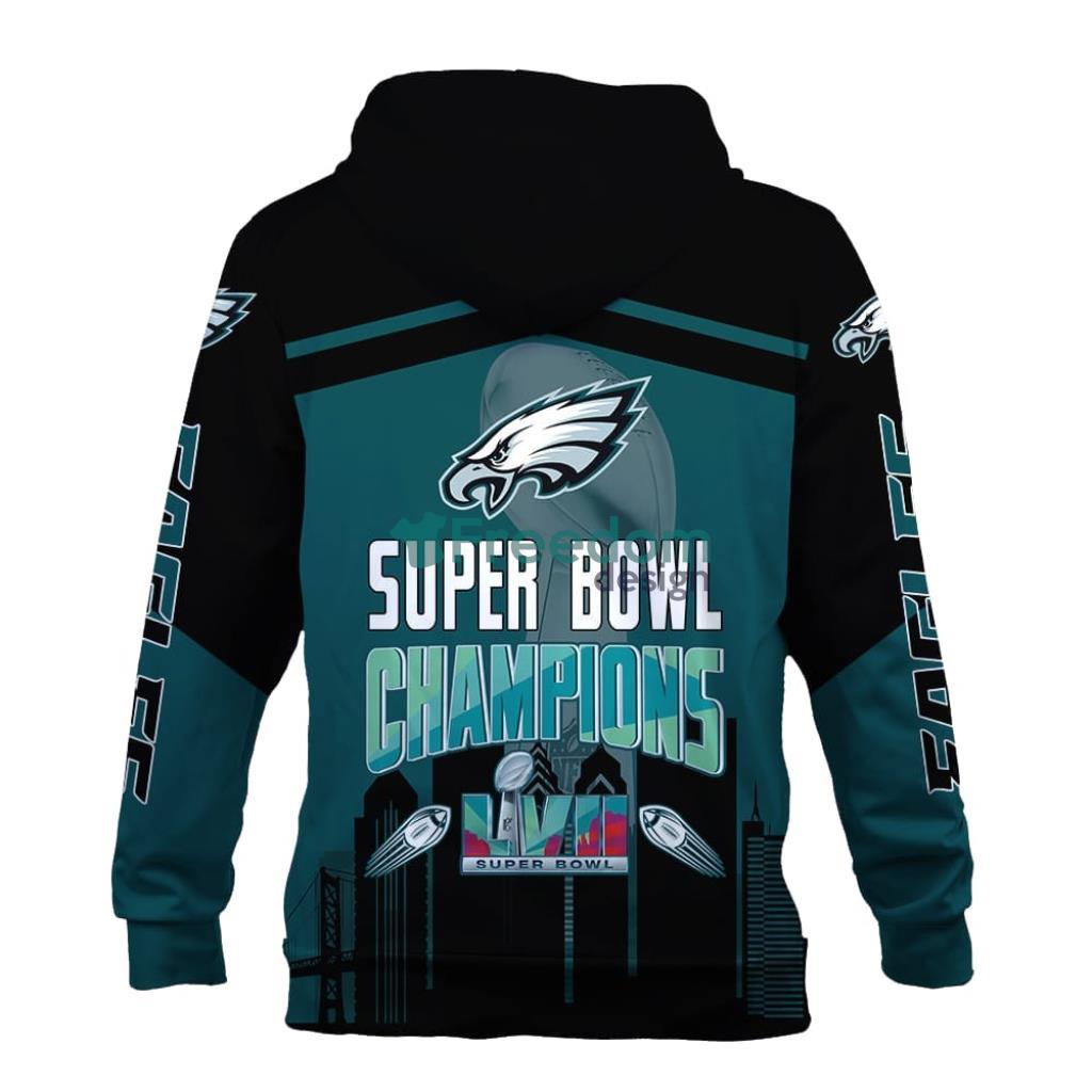 A. J. Brown Philadelphia Eagles NFL Super Bowl 2023 Green Gray Hoodie 3D All Over Print Keep Warm For Men And Women image A. J. Brown Philadelphia Eagles NFL Super Bowl 2023 Green Gray Hoodie 3D All Over Print Keep Warm For Men And Women Product Photo 2