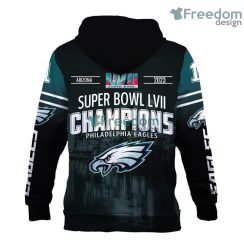A. J. Brown Philadelphia Eagles NFL Super Bowl 2023 Hoodie 3D All Over Print Keep Warm For Men And Women Product Photo 2