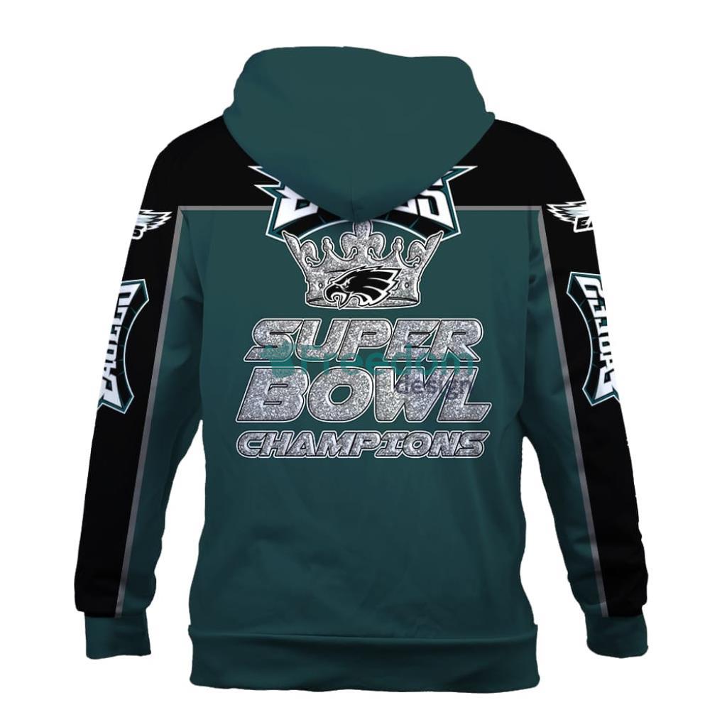 A. J. Brown Philadelphia Eagles NFL Super Bowl Lvii 2023 Green Gray Hoodie 3D All Over Print Keep Warm For Men And Women image A. J. Brown Philadelphia Eagles NFL Super Bowl Lvii 2023 Green Gray Hoodie 3D All Over Print Keep Warm For Men And Women Product Photo 2