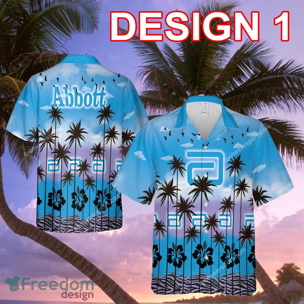 Abbott Casual Brand AOP Hawaiian Shirt For Men And Women image Abbott Casual Brand AOP Hawaiian Shirt For Men And Women - Abbott Style 1 Hawaiian Shirt Tree Summer