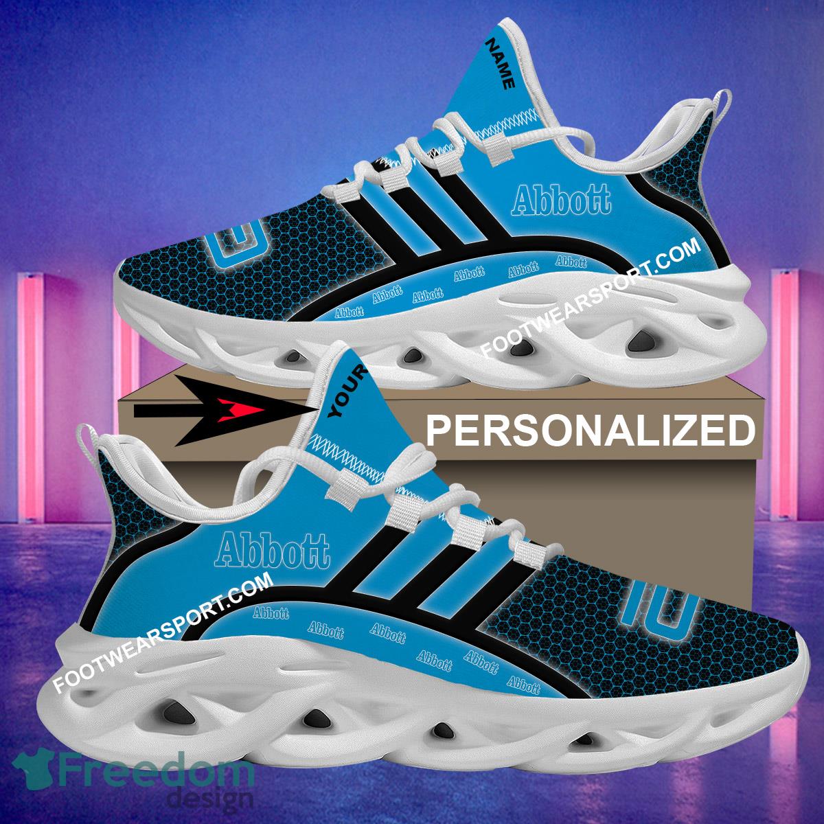 Abbott Max Soul Shoes Brand For Fans Gift Runway Sport Sneaker Custom Name image Abbott Max Soul Shoes Brand For Fans Gift Runway Sport Sneaker Custom Name - Abbott Brand Max Soul Sneaker Personalized_1