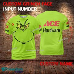 ACE HARDWARE Grinch Face 3D Hoodie, Sweater Green Brand Full Print Custom Number And Name image ACE HARDWARE Grinch Face 3D Hoodie, Sweater Green Brand Full Print Custom Number And Name - Brand ACE HARDWARE Grinch Face 3D T-Shirt