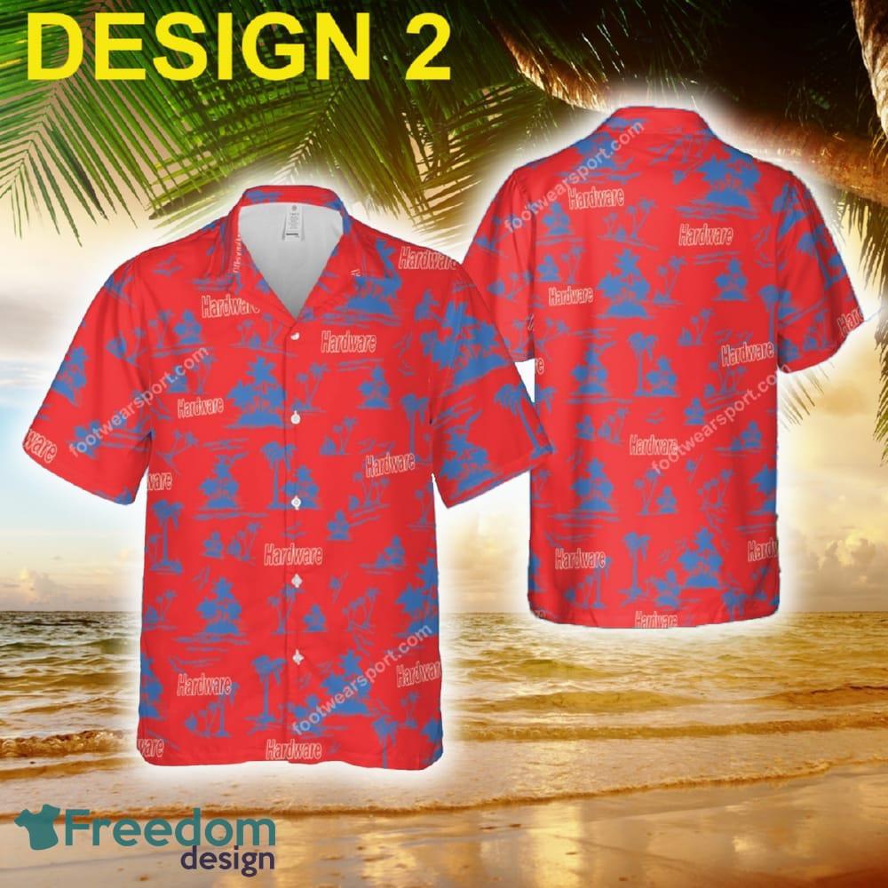 ACE HARDWARE Retro Logo Aloha Hawaiian Shirt Coconut Tree Pattern For Summer image ACE HARDWARE Retro Logo Aloha Hawaiian Shirt Coconut Tree Pattern For Summer - Brand Style 2 ACE HARDWARE Hawaiian Shirt Coconut Tree Pattern