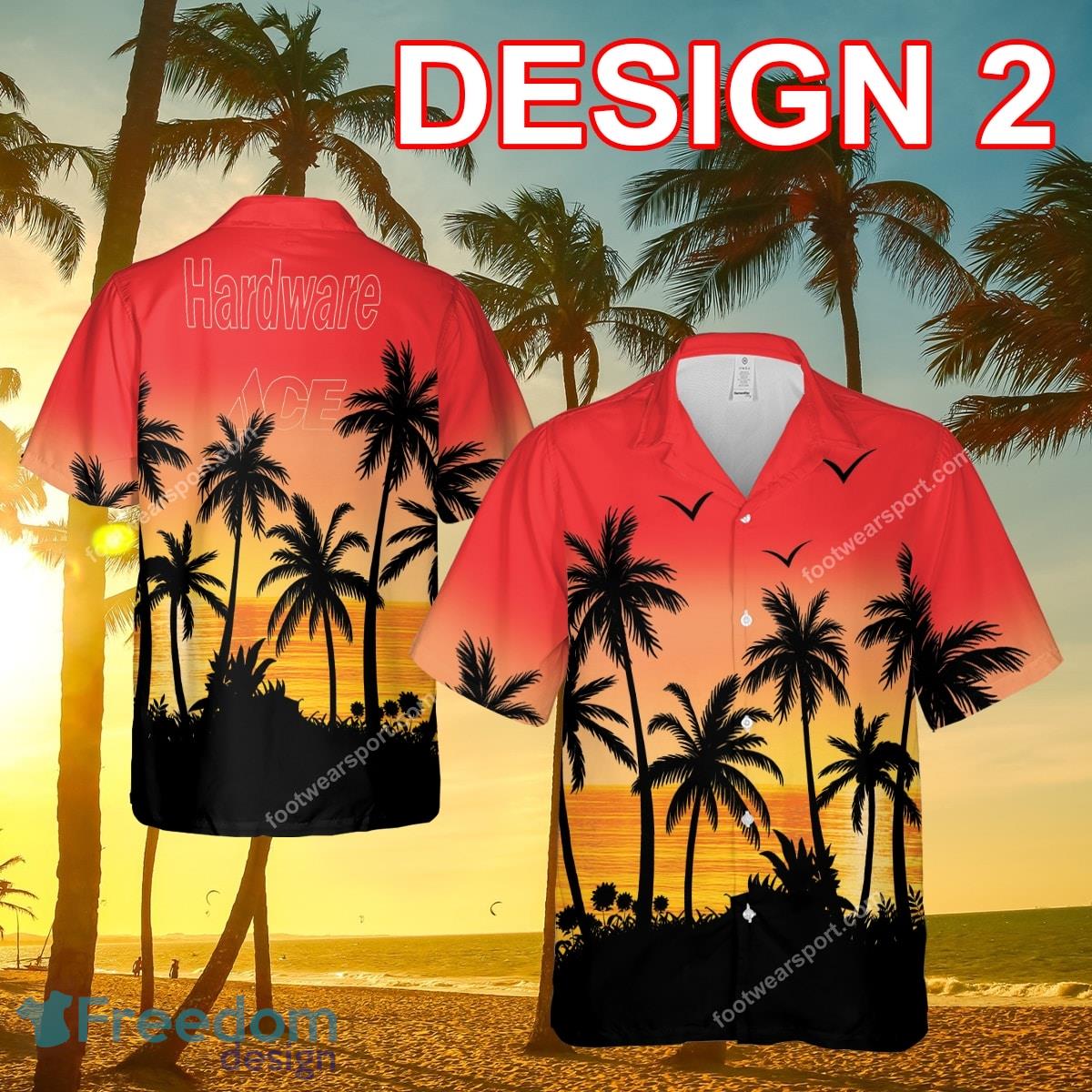 ACE HARDWARE Retro Logo Aloha Hawaiian Shirt For Summer image ACE HARDWARE Retro Logo Aloha Hawaiian Shirt For Summer - ACE HARDWARE Style 2 Hawaiian Shirt Tree Summer