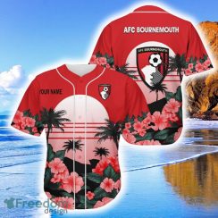 A.F.C. Bournemouth Jersey Baseball Shirt Tropical Custom Name Summer For Fans