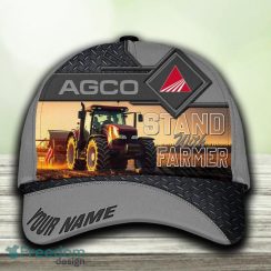 AGCO Allis Custom Name 3D Hat Cap Grey All Over Print For Mens Gift Holifays
