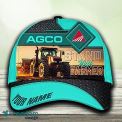 AGCO Allis Custom Name 3D Hat Cap Turquoise All Over Print For Mens Gift Holifays