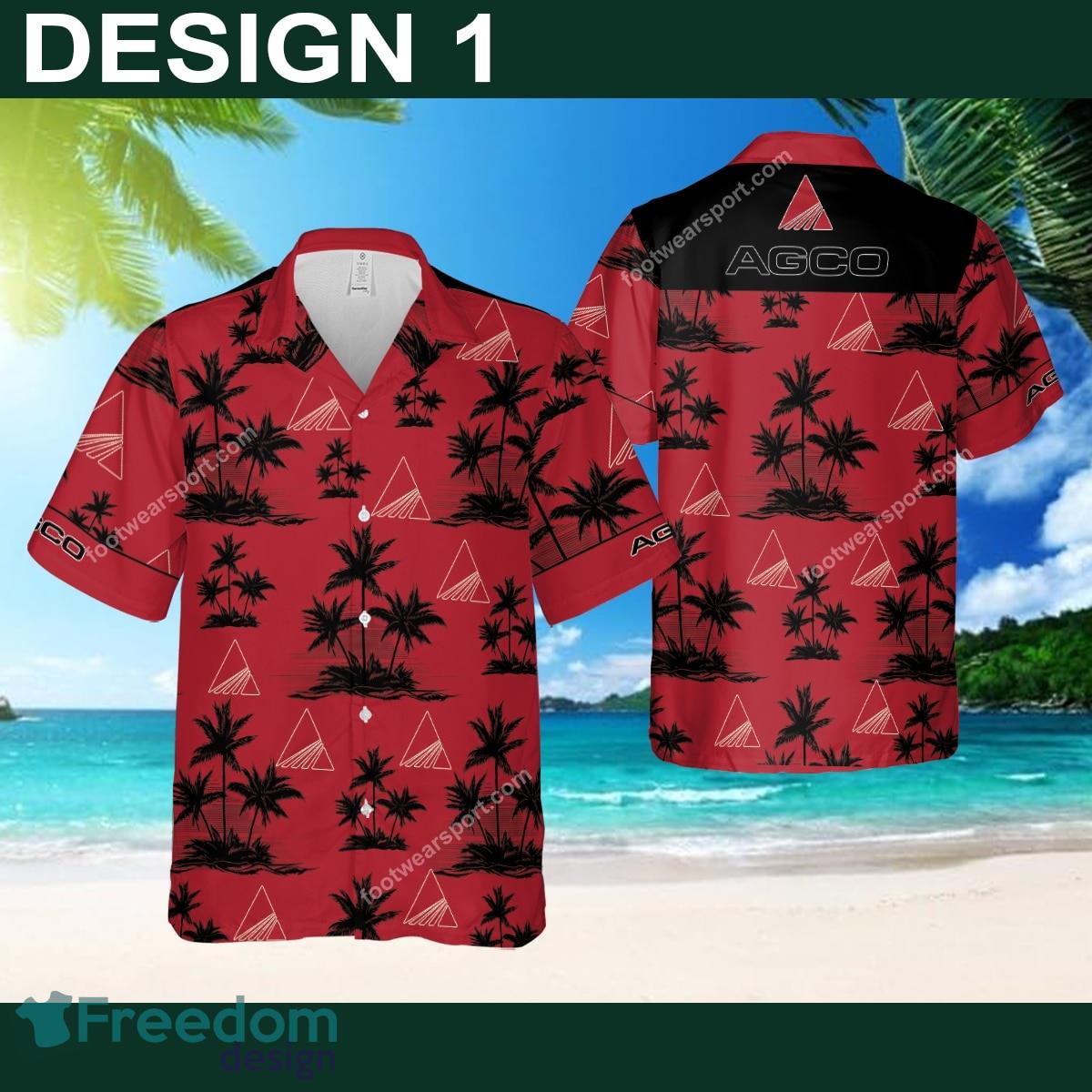 AGCO Tractor Floral New Aloha Hawaiian Shirt Coconut Tree Pattern Gift For Fans image AGCO Tractor Floral New Aloha Hawaiian Shirt Coconut Tree Pattern Gift For Fans - Car Style 1 AGCO Tractor Hawaiian Shirt Coconut Tree Pattern