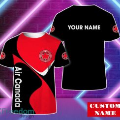 Air Canada 3D T-Shirt Custom Name Unisex Edition For Men And Women