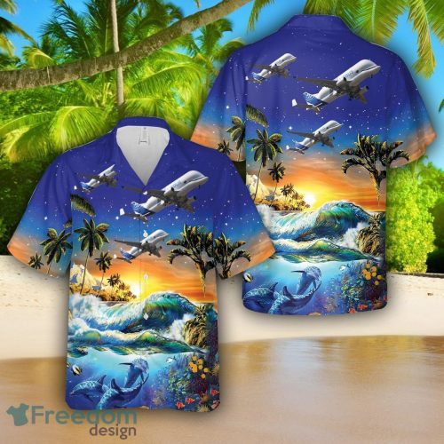 Airbus Beluga XL (Airbus A330-700L) Hawaiian Shirt 3D Printed Shirt Product Photo 1