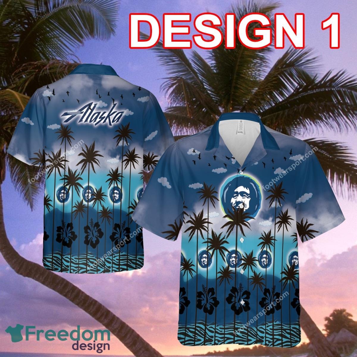 Alaska Airlines Floral Brand New Aloha Hawaiian Shirt Gift For Fans image Alaska Airlines Floral Brand New Aloha Hawaiian Shirt Gift For Fans - Alaska Airlines Style 1 Hawaiian Shirt Tree Summer