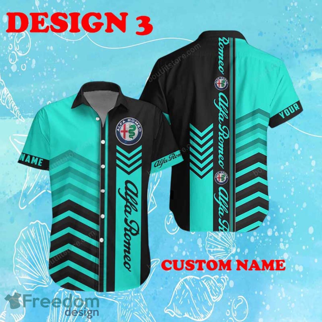 Alfa Romeo Hawaiian Shirt New Design Custom Name For Men Women Beach Shirts Alfa Romeo Hawaiian Shirt New Design Custom Name For Men Women Beach Shirts Product Photo 3