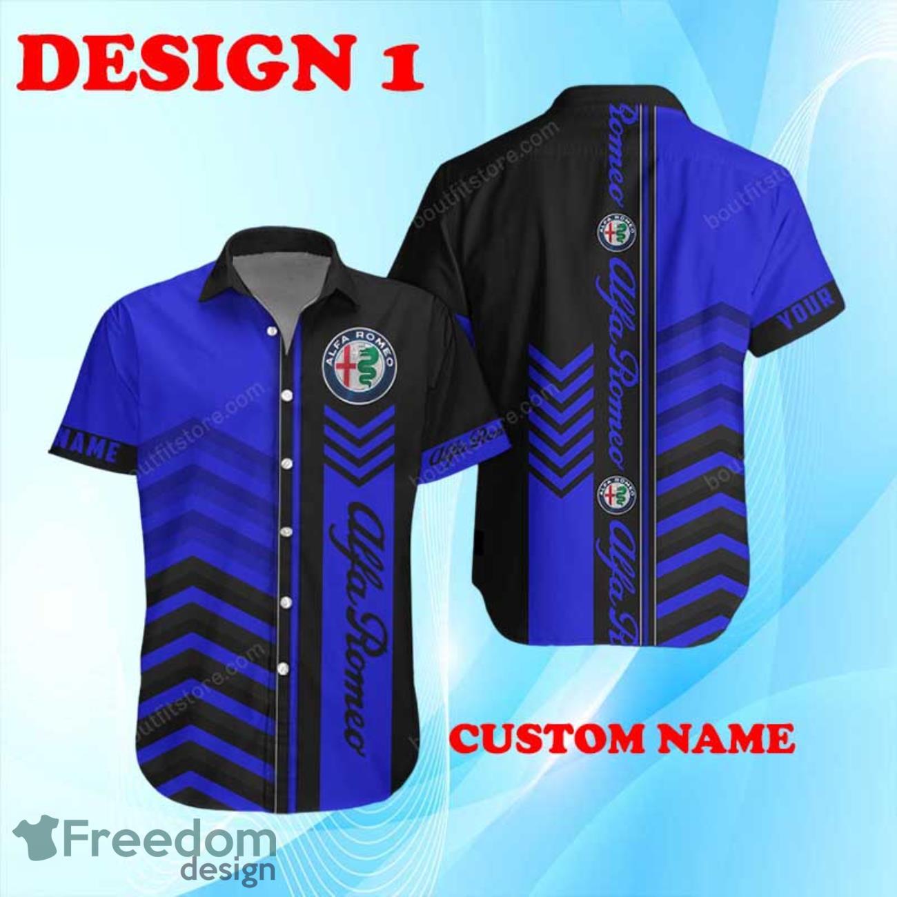 Alfa Romeo Hawaiian Shirt New Design Custom Name For Men Women Beach Shirts image Alfa Romeo Hawaiian Shirt New Design Custom Name For Men Women Beach Shirts Product Photo 1