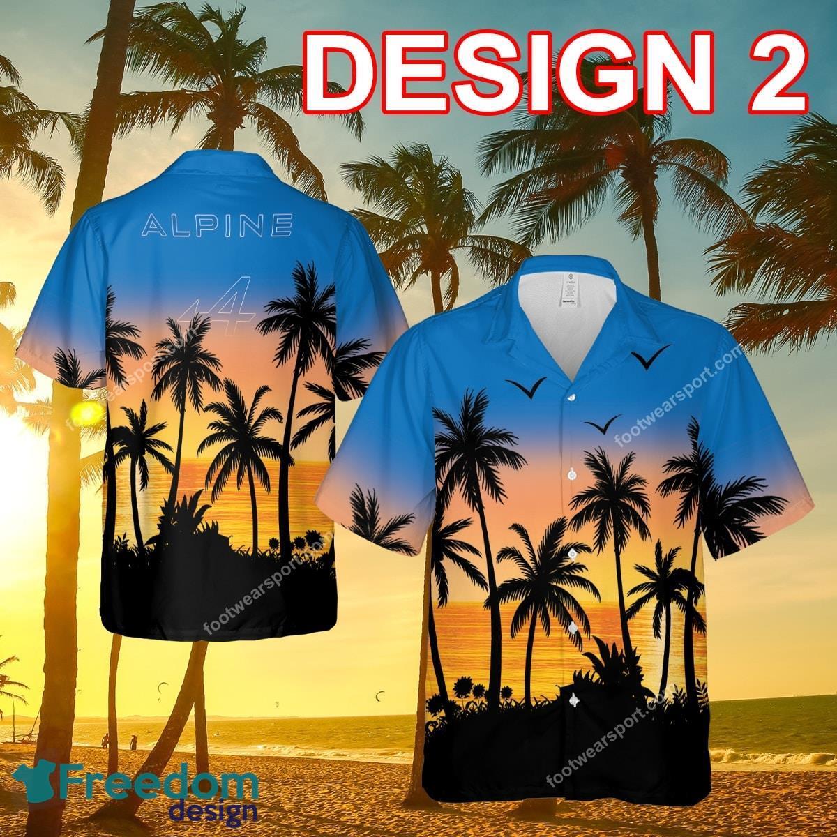 Alpine Racing Island Aloha Hawaiian Shirt For Summer image Alpine Racing Island Aloha Hawaiian Shirt For Summer - Alpine Racing Style 2 Hawaiian Shirt Tree Summer