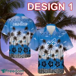 Alpine Racing Island Aloha Hawaiian Shirt For Summer Alpine Racing Island Aloha Hawaiian Shirt For Summer
