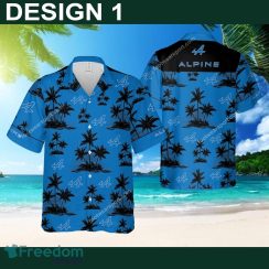 Alpine Racing Vacation Logo Hawaiian Shirt Coconut Tree Pattern For Summer Alpine Racing Vacation Logo Hawaiian Shirt Coconut Tree Pattern For Summer