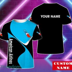 American Airlines 3D T-Shirt Custom Name Unisex Edition For Men And Women