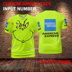 American Express Grinch Face 3D Hoodie, Sweater Green Brand Full Print Custom Number And Name image American Express Grinch Face 3D Hoodie, Sweater Green Brand Full Print Custom Number And Name - Brand american express Grinch Face 3D T-Shirt