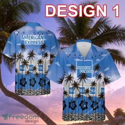 American Express Luau Logo 3D Hawaiian Shirt Gift For Fans American Express Luau Logo 3D Hawaiian Shirt Gift For Fans
