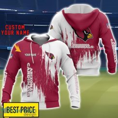 Arizona Cardinals 3D All Printed T-Shirt Sweathirt Hoodie Bomber Jacket Personalized Name For Fans