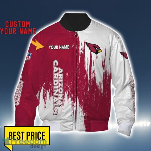 Arizona Cardinals 3D All Printed T-Shirt Sweathirt Hoodie Bomber Jacket Personalized Name For Fans Product Photo 4