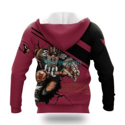 Arizona Cardinals American Football NFL Hoodie 3D All Over Print Keep Warm For Men And Women Product Photo 2