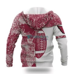 Arizona Cardinals Graffiti Spray NFL Hoodie 3D All Over Print Keep Warm For Men And Women Product Photo 2