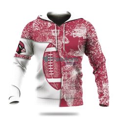 Arizona Cardinals Graffiti Spray NFL Hoodie 3D All Over Print Keep Warm For Men And Women
