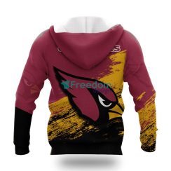 Arizona Cardinals Grunge Style Hot Trending NFL Hoodie 3D All Over Print Keep Warm For Men And Women Product Photo 2