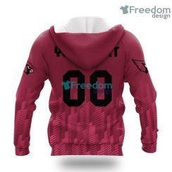 Arizona Cardinals Logo Sport Ombre NFL Hoodie 3D All Over Print Keep Warm For Men And Women Product Photo 2