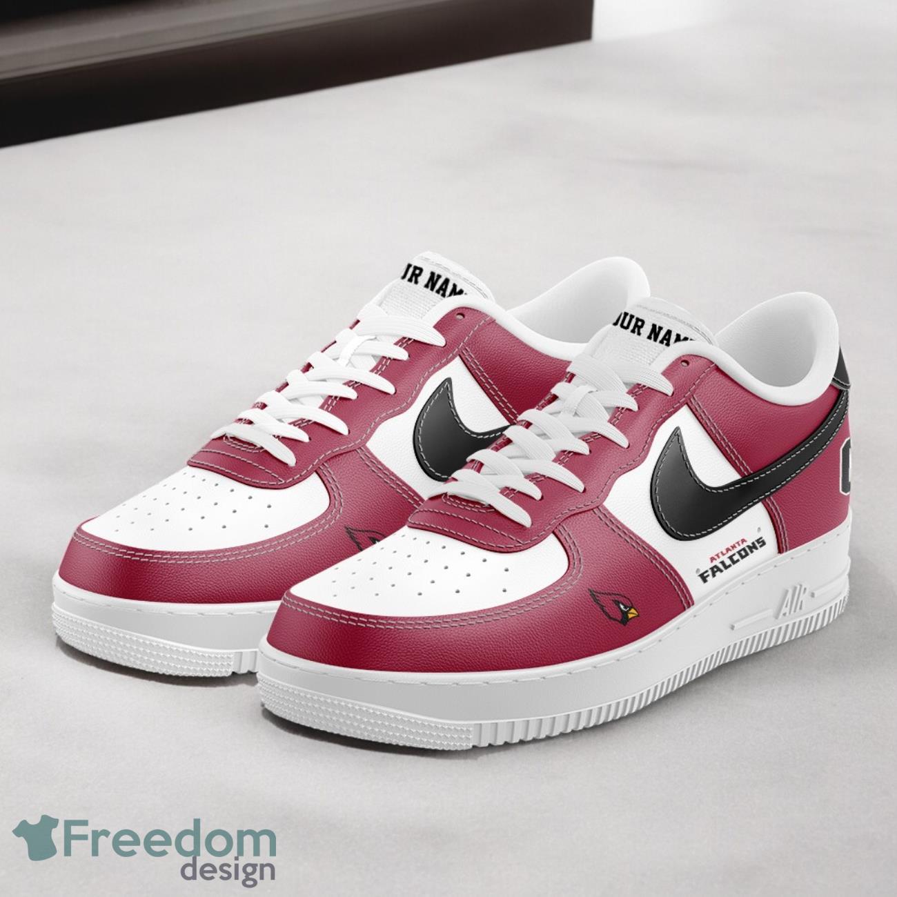 Arizona Cardinals NFL Custom Number And Name Air Force Shoes Sneakers For Fans image Arizona Cardinals NFL Custom Number And Name Air Force Shoes Sneakers For Fans Product Photo 2