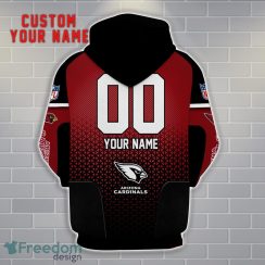 Arizona Cardinals Personalized Name And Number 3D Hoodie Unisex Product Photo 2