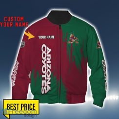 Arizona Coyotes 3D All Printed T-Shirt Sweathirt Hoodie Bomber Jacket Personalized Name For Fans Product Photo 4